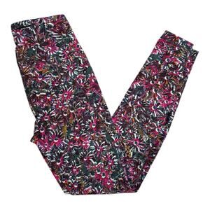 Lululemon Floral Electric Multi Leggings Size 4 | 27” Inseam